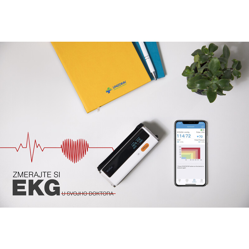 Inteligentní tlakoměr Armfit + s funkcí EKG