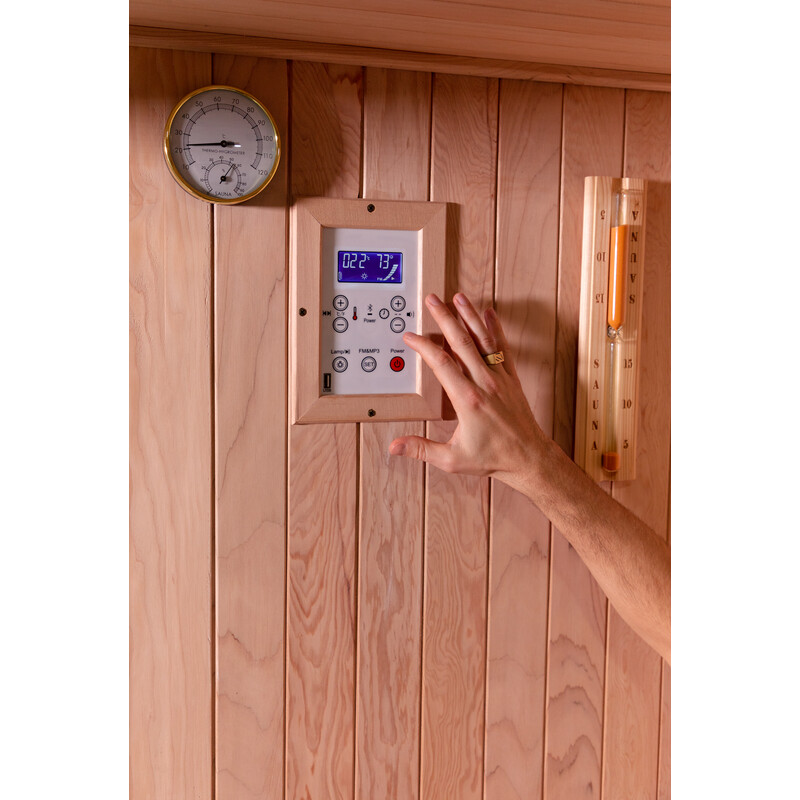 Finská sauna pro 2 - 3 lidi se saunovými kamny