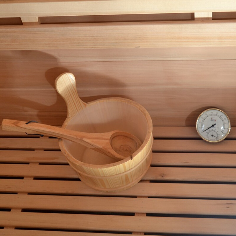 Finská sauna pro 2 - 3 lidi se saunovými kamny