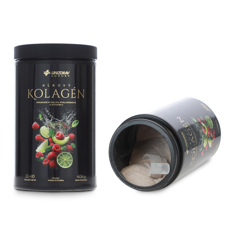 Kloubový kolagen UNIZDRAV malina & limetka, 20 + 10 dávek zdarma