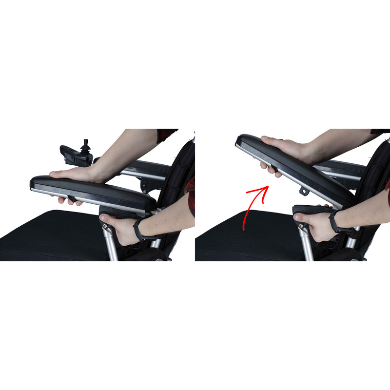 Elektrický invalidní vozík AIRWHEEL H3TS s funkcí samosložení a dálkovým ovládáním