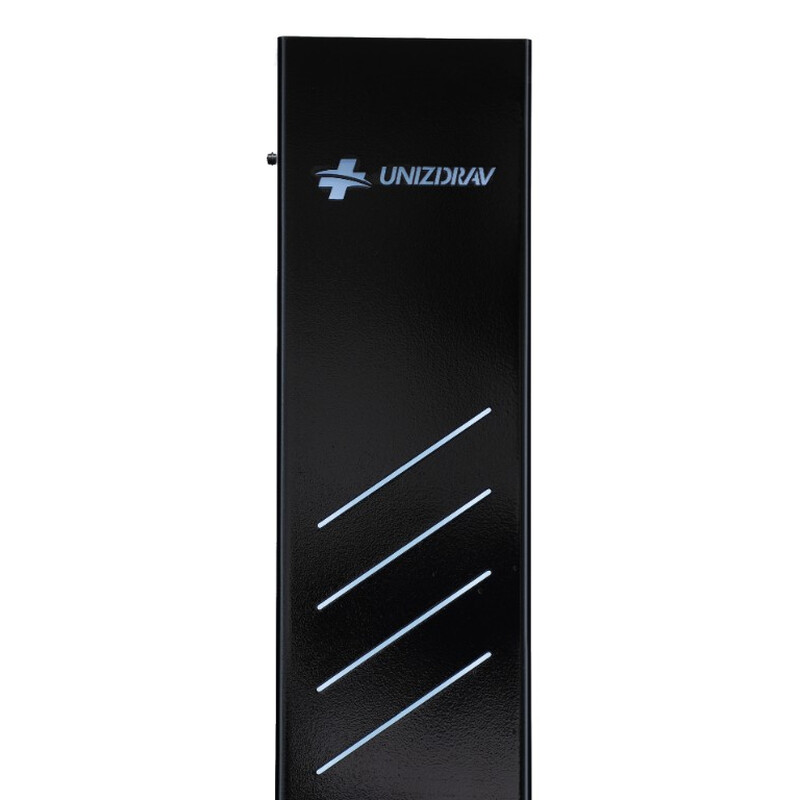 Germicidní zářič UNIZDRAV uzavřený mobilní – černé provedení