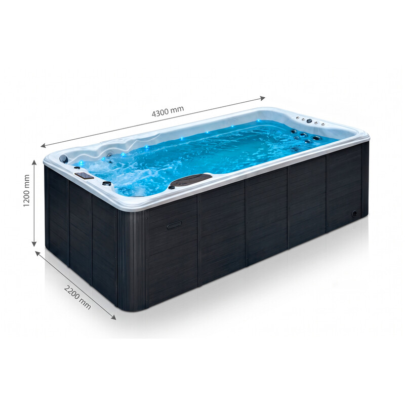 SwimSpa LUX SUNRANS SR853 s protiproudem a technologií Balboa