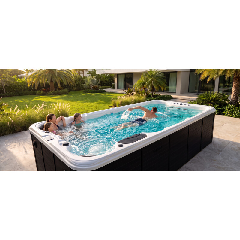 SwimSpa LUX SUNRANS SR853 s protiproudem a technologií Balboa