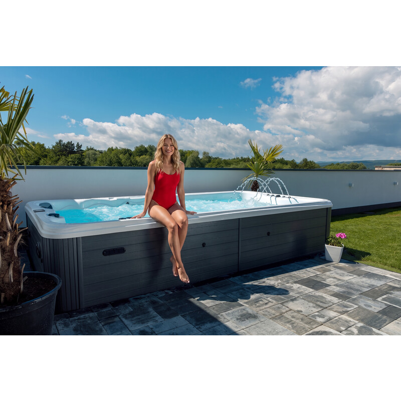 SwimSpa LUX SUNRANS SR853 s protiproudem a technologií Balboa