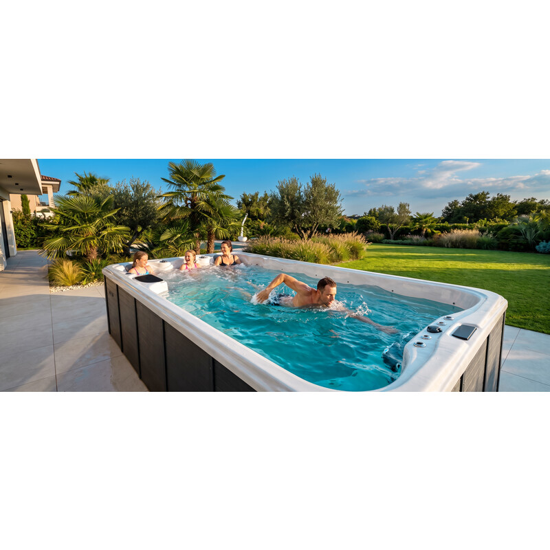 SwimSpa LUX SUNRANS SR853 s protiproudem a technologií Balboa