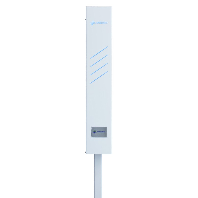 Germicidní zářič UNIZDRAV s displejem uzavřený mobilní – bílé provedení