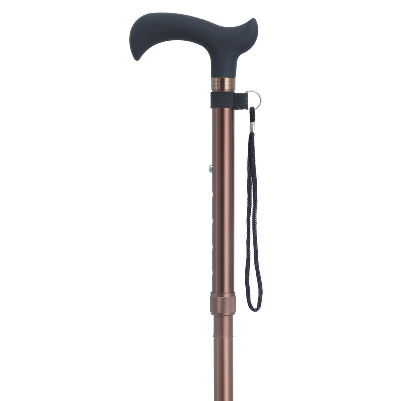 Skládací hůl Derby hnědá