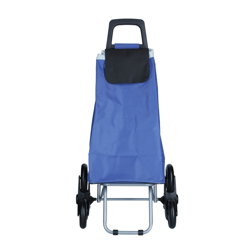 Nákupní taška na kolečkách, modrá