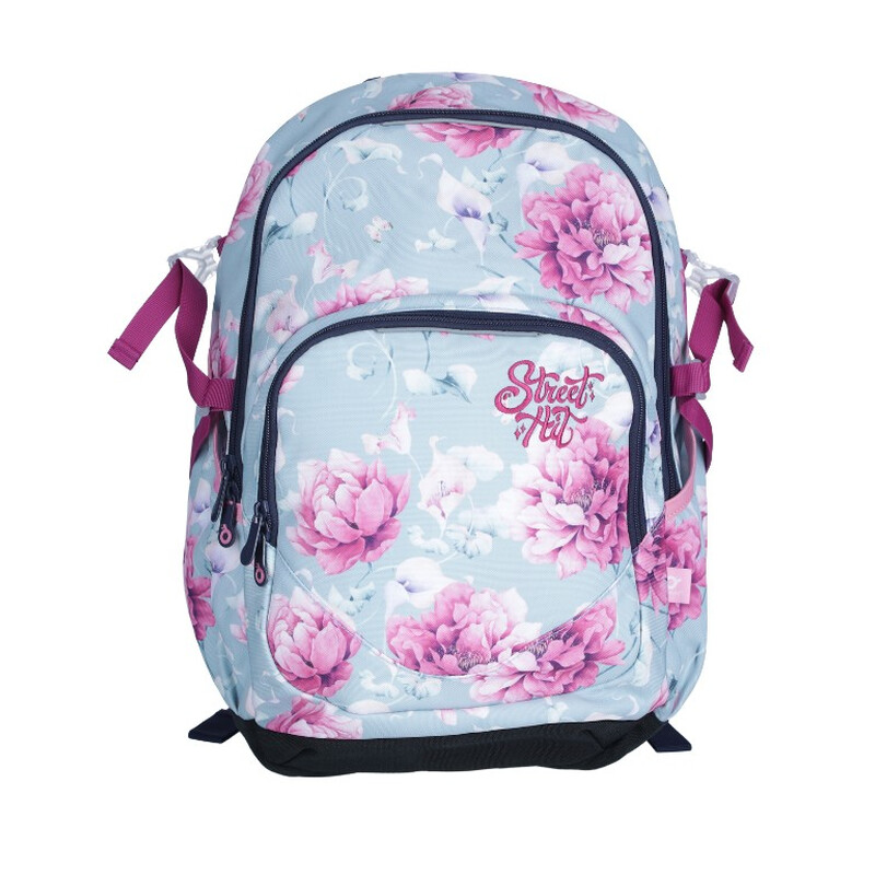 Školní batoh YOKO s květinami