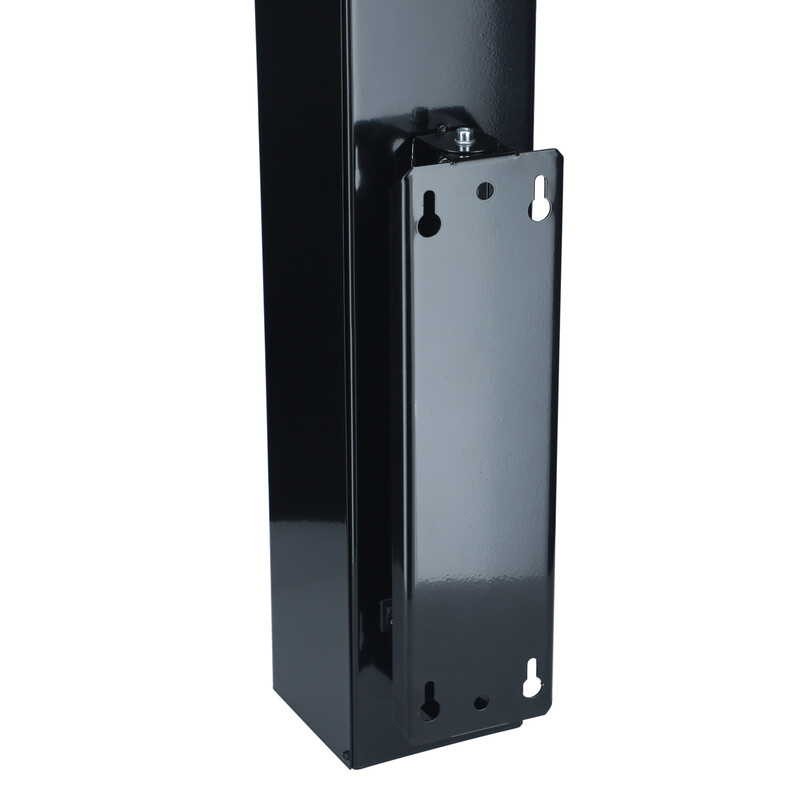 Germicidní zářič UNIZDRAV s displejem uzavřený nástěnný – černé provedení