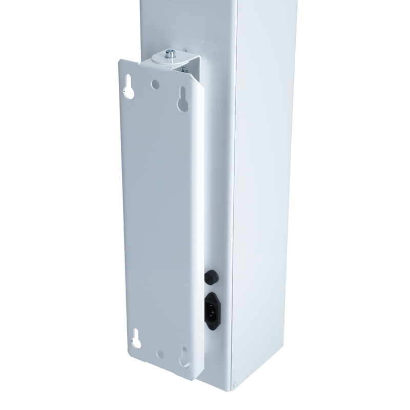 Germicidní zářič UNIZDRAV s displejem uzavřený nástěnný – bílé provedení