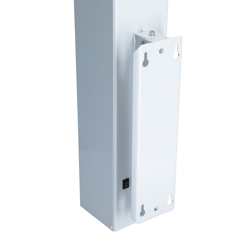 Germicidní zářič UNIZDRAV s displejem uzavřený nástěnný – bílé provedení