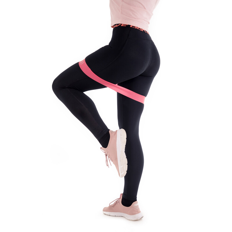 Odporové posilovací gumy růžové, sada 5 ks