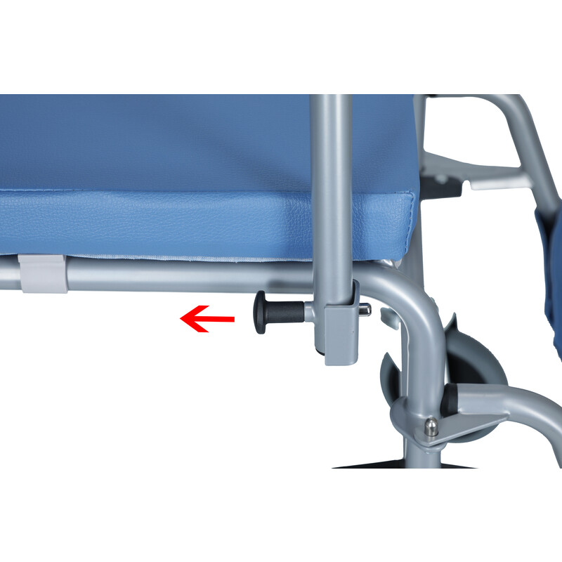 Toaletní křeslo pojízdné Komoda 45