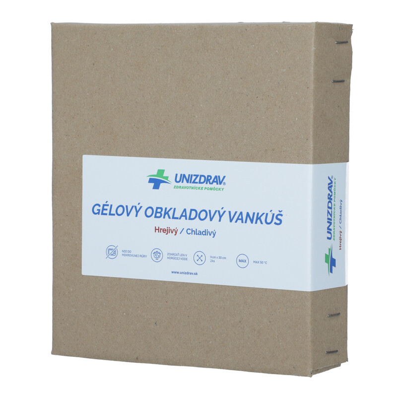 Aquatherm gelový polštář, 9 x 30 cm