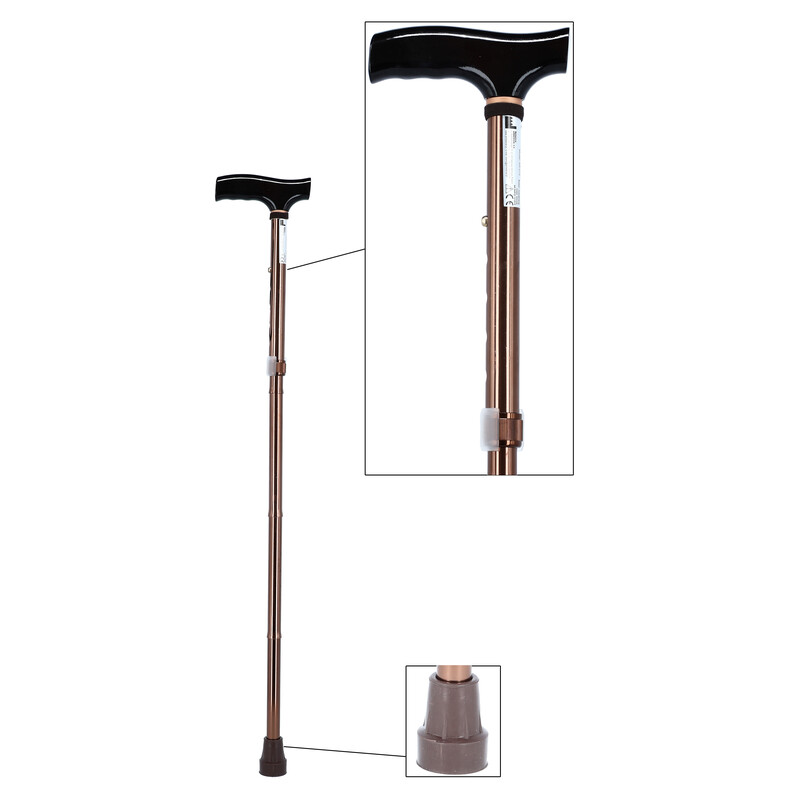 Skládací hůl - bronz