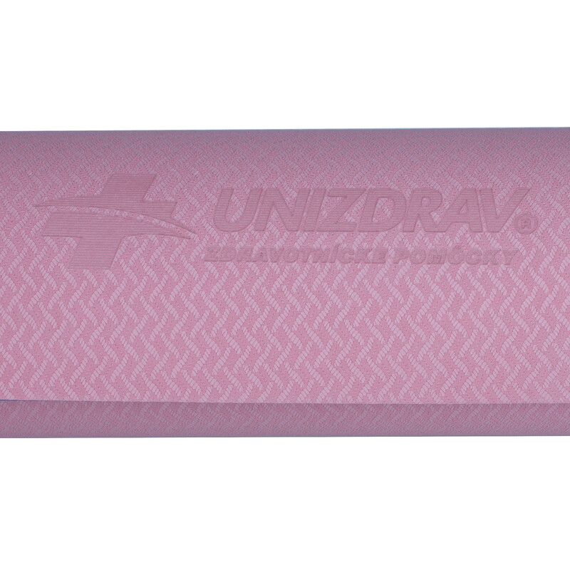 Podložka na cvičení UNIZDRAV 66 x 182 cm, růžová