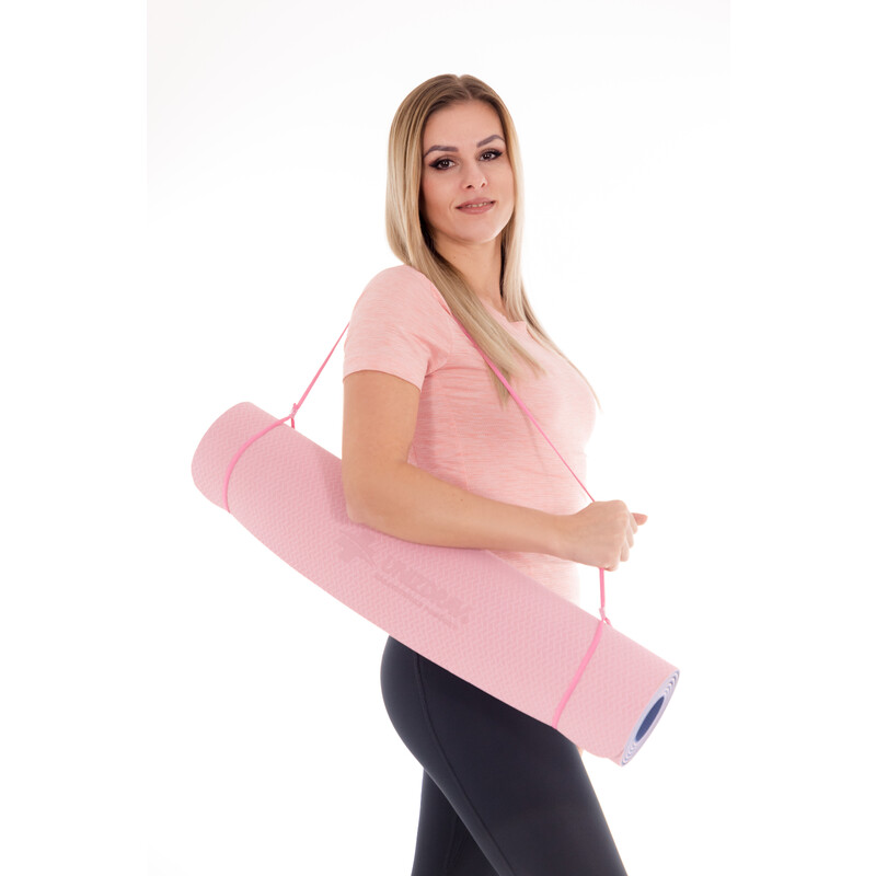 Podložka na cvičení UNIZDRAV 66 x 182 cm, růžová