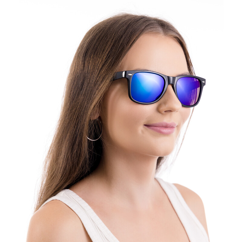 Polarizační brýle UNIZDRAV modré + pevné puzdro, sáček a testovací sada