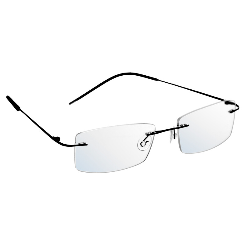 Brýle proti modrému světlu UNIZDRAV bezrámové + pouzdro, sáček a testovací sada