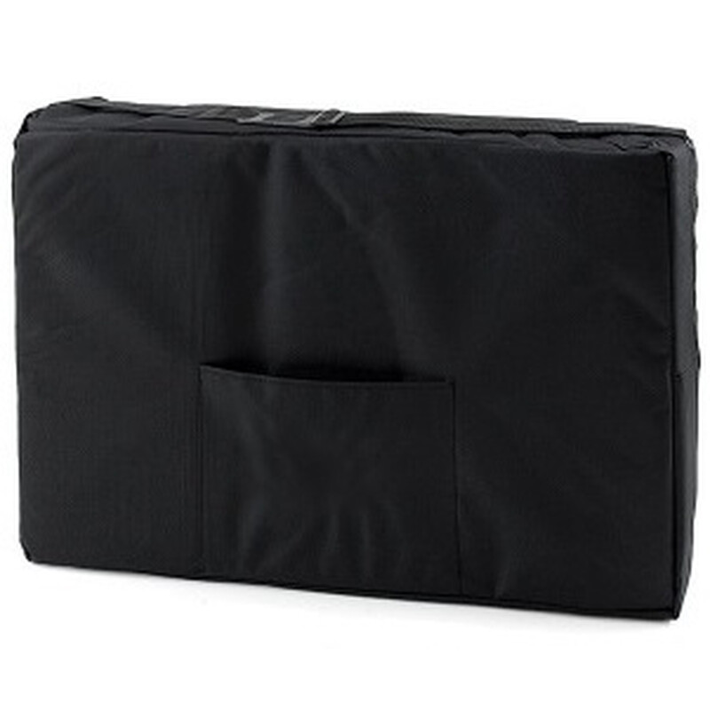 Dřevěné masážní lehátko - polohovací, červené