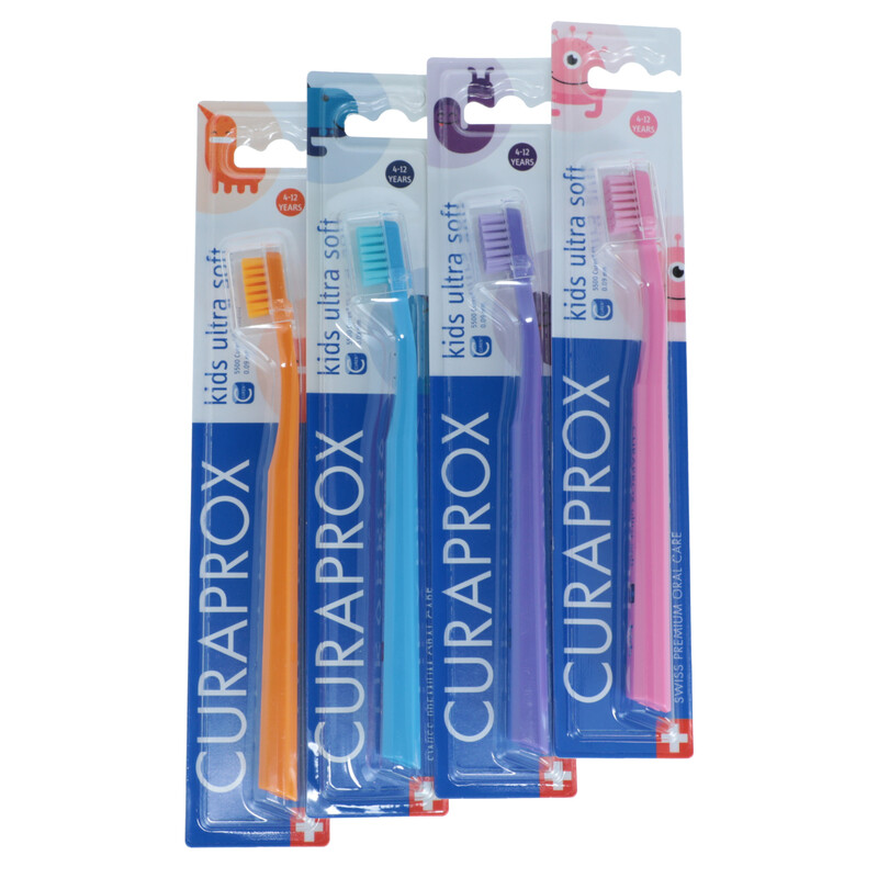 Dětský zubní kartáček CURAPROX Kids, 4 – 12 let