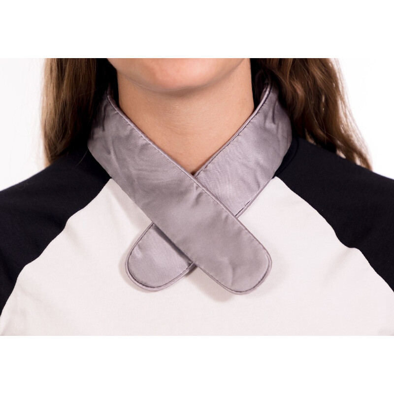 Vyhřívací USB límec na krk s powerbankou, růžový – grafenová technologie