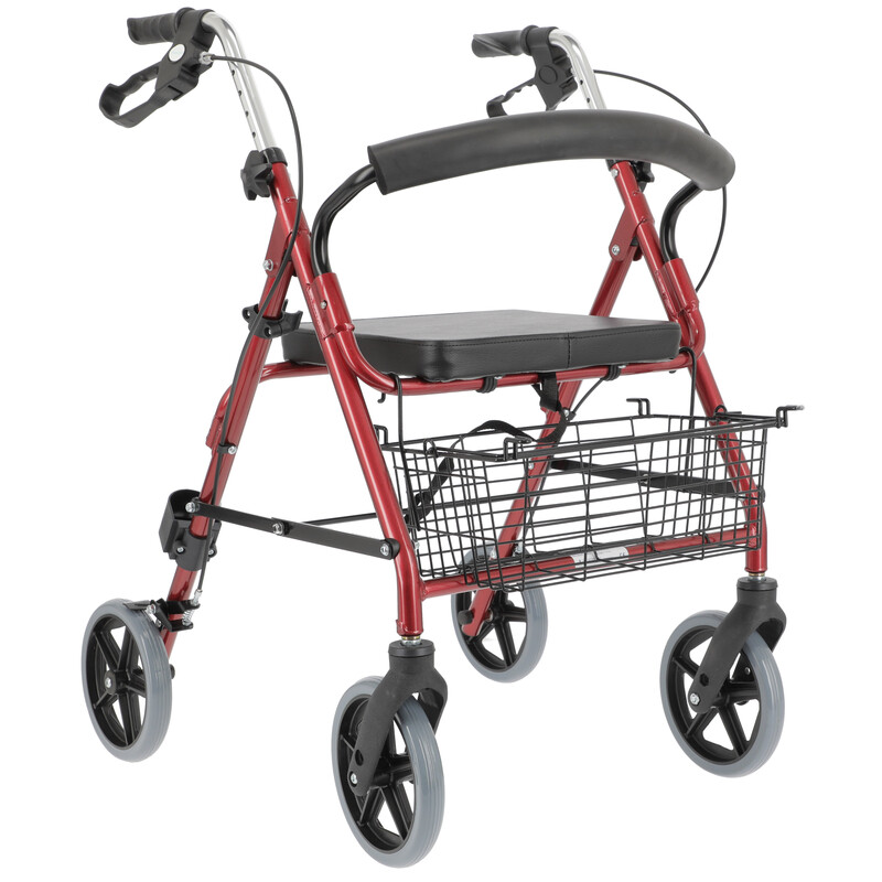 Čtyřkolka odlehčená, bordová