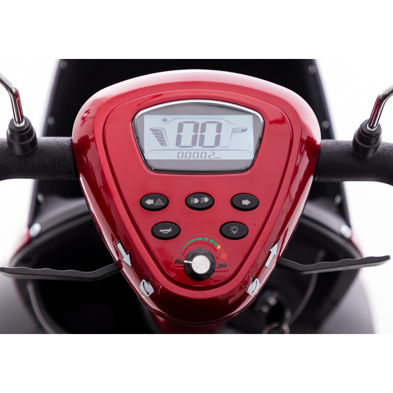 Elektrický skútr MOBILITY Plus - bohatý úložný prostor