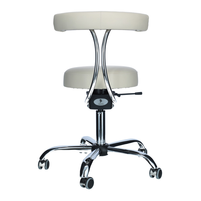 Ergonomická židle do ambulance, krémová