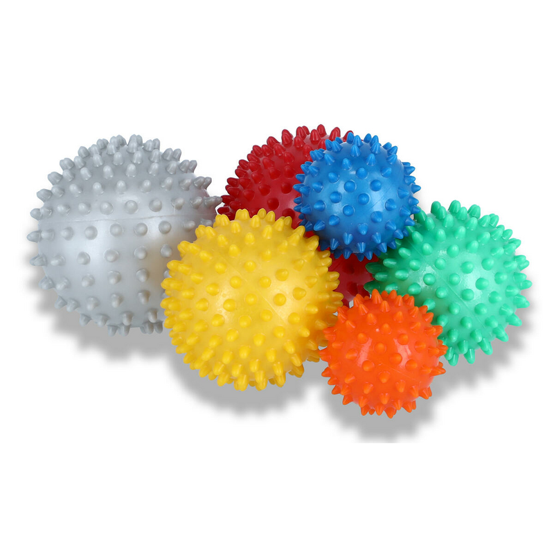 Masážní ježek, modrý 6 cm