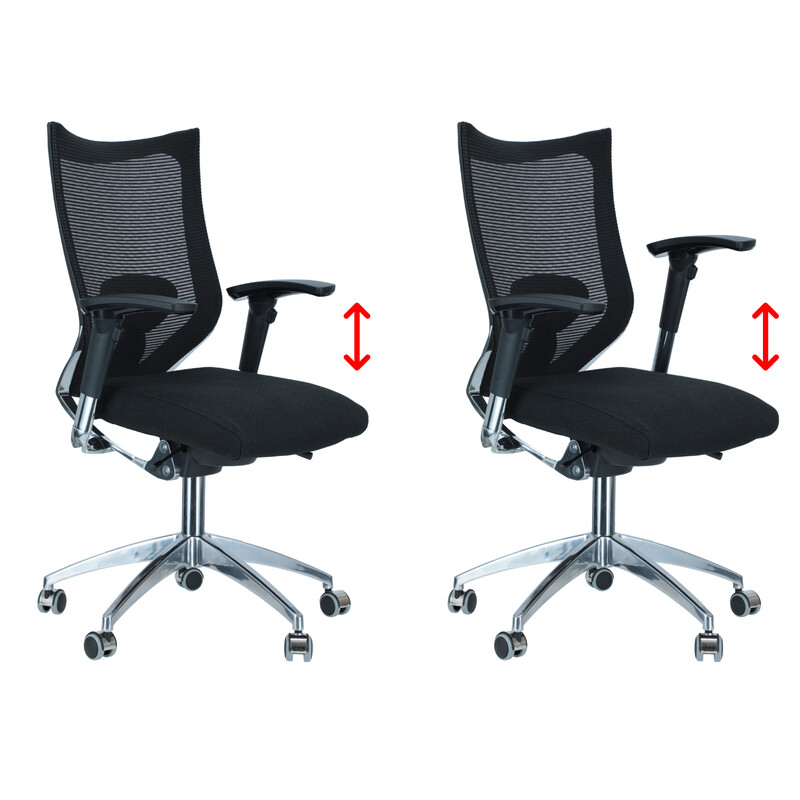 Ergonomická židle Office, bordová