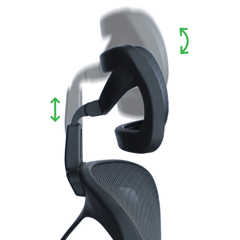 Ergonomická židle Business, šedá