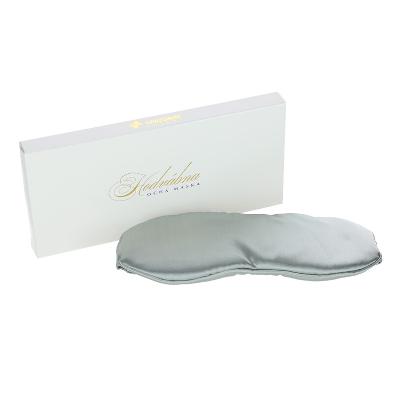Vyhřívací oční maska UNIZDRAV stříbrná - grafénová technologie