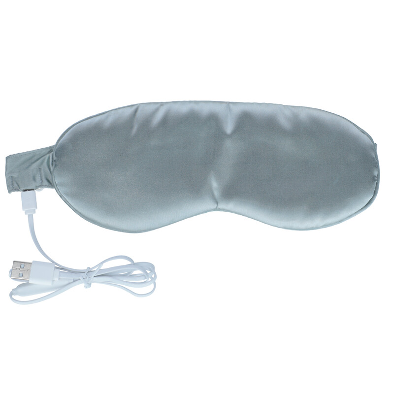 Vyhřívací oční maska UNIZDRAV stříbrná - grafénová technologie