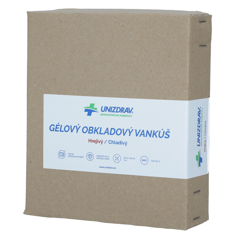 Aquatherm gelový polštář, 18 x 30 cm