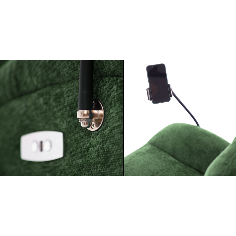 Stylové relaxační polohovací křeslo TRENDY, zelené