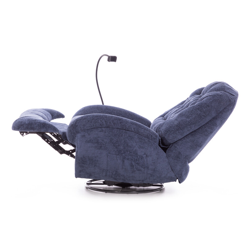 Štylové relaxační polohovací křeslo TRENDY - modré