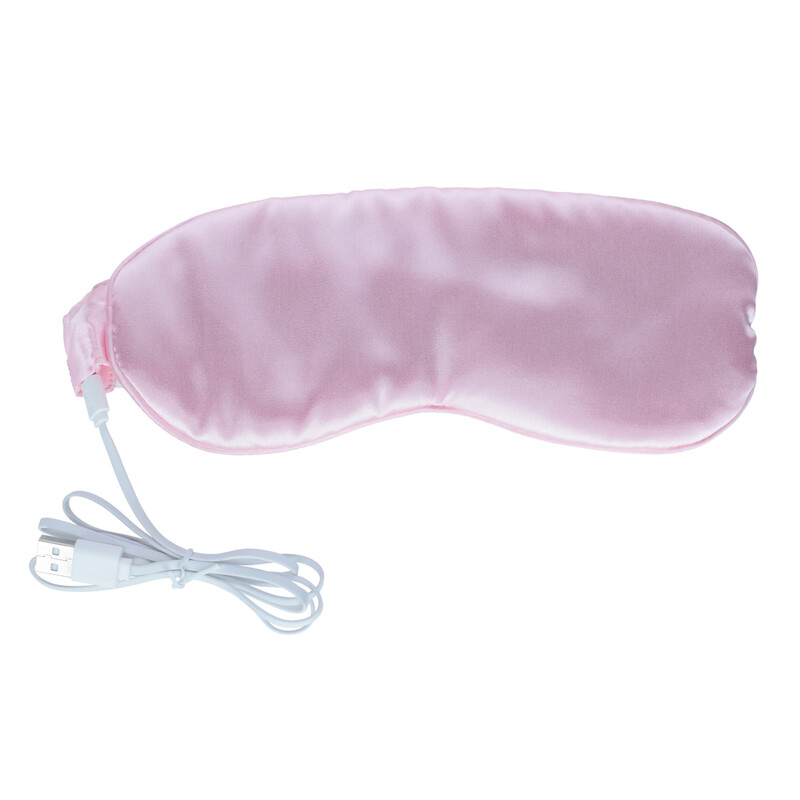 Vyhřívací oční maska růžová - grafénová technologie