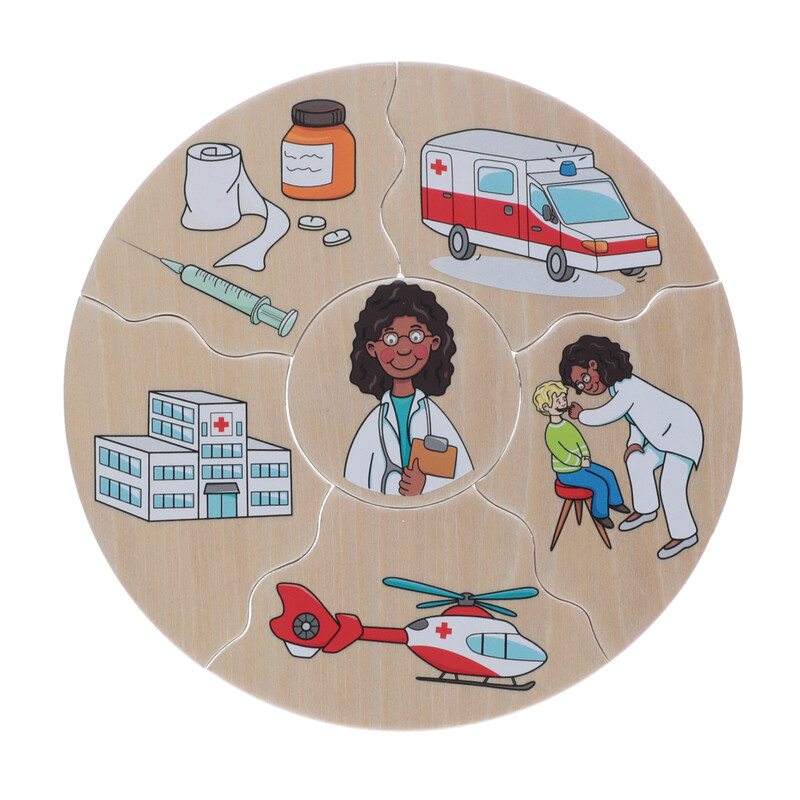 Didaktická hra a puzzle 2v1 Humanico Povolání od Beleduc