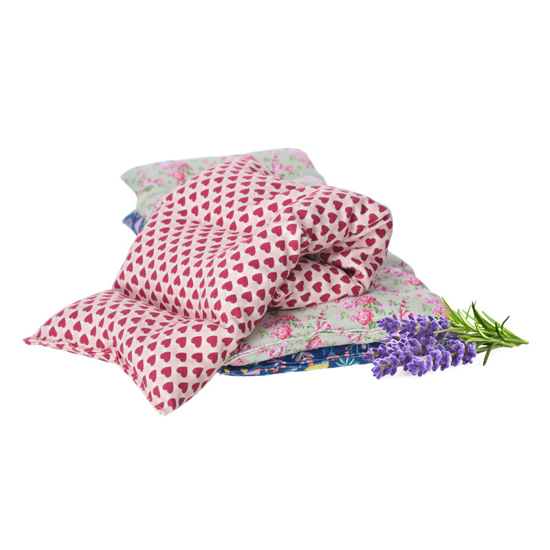 Hřejivý termo polštář UNIZDRAV Levandule Srdce