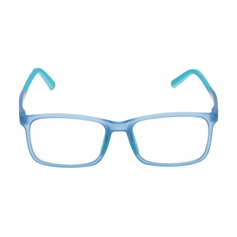 Brýle proti modrému světlu pro děti modré UNIZDRAV + pouzdro, sáček a testovací sada