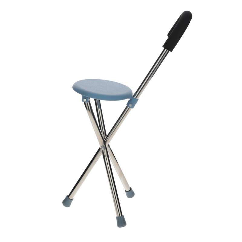 Vycházková hůl se židlí