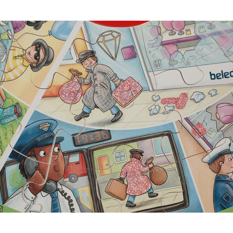 Vzdělávací puzzle Detektiv XXL od Beleduc.