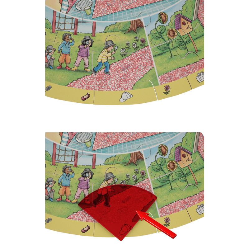 Vzdělávací puzzle Detektiv XXL od Beleduc.