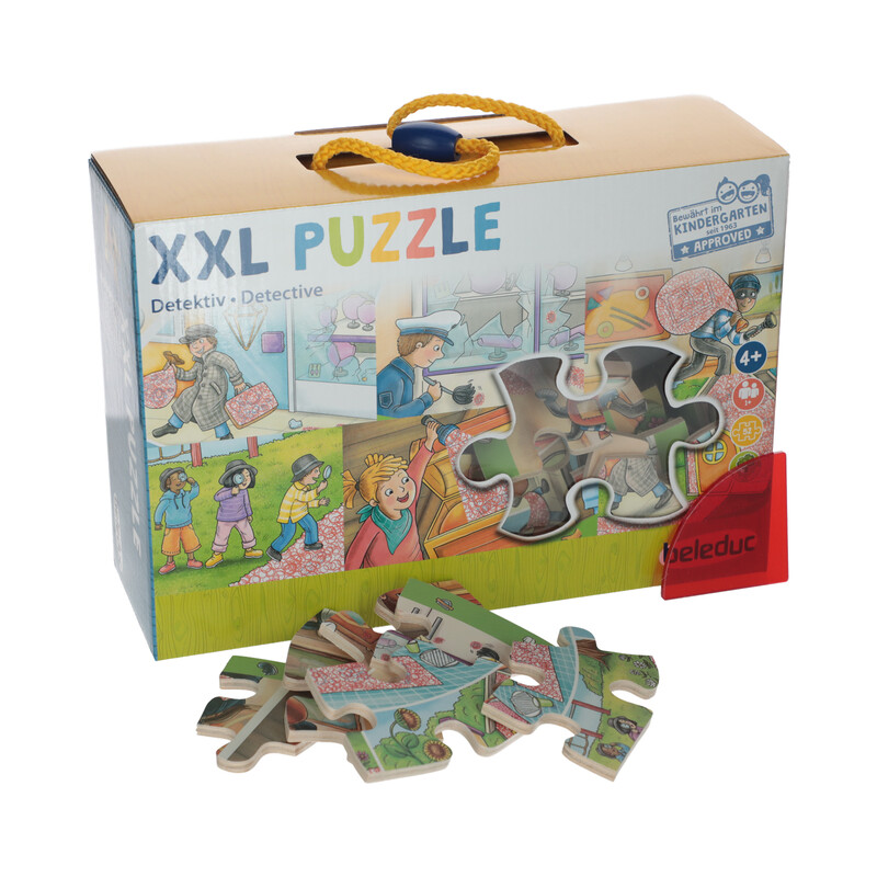 Vzdělávací puzzle Detektiv XXL od Beleduc.