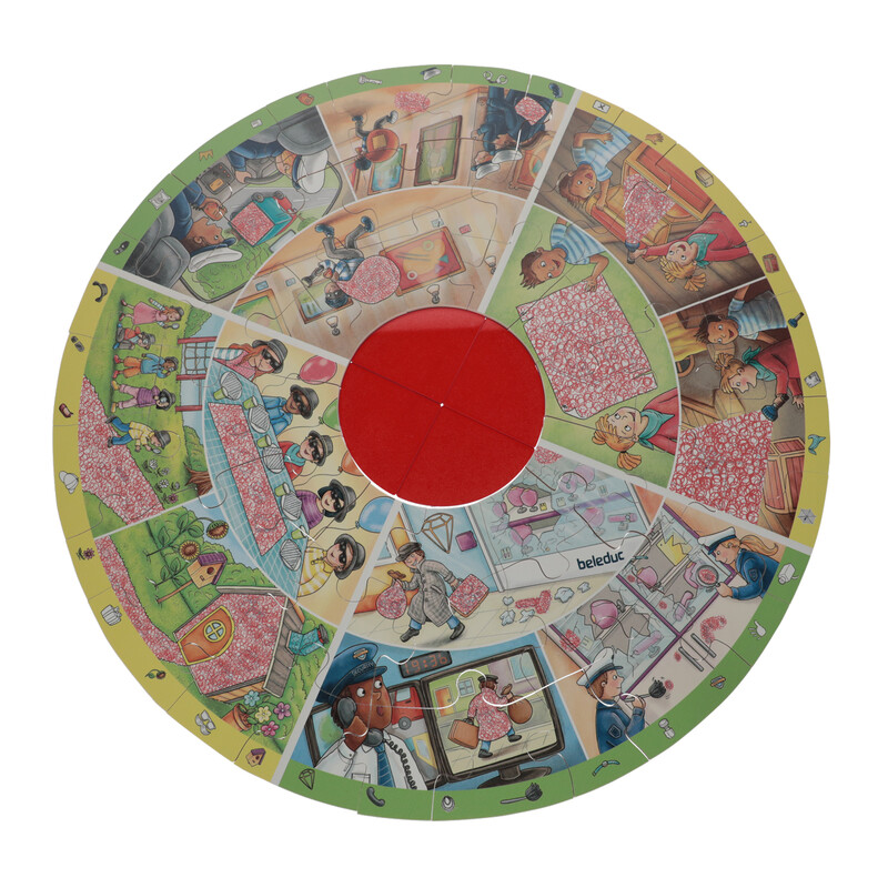 Vzdělávací puzzle Detektiv XXL od Beleduc.