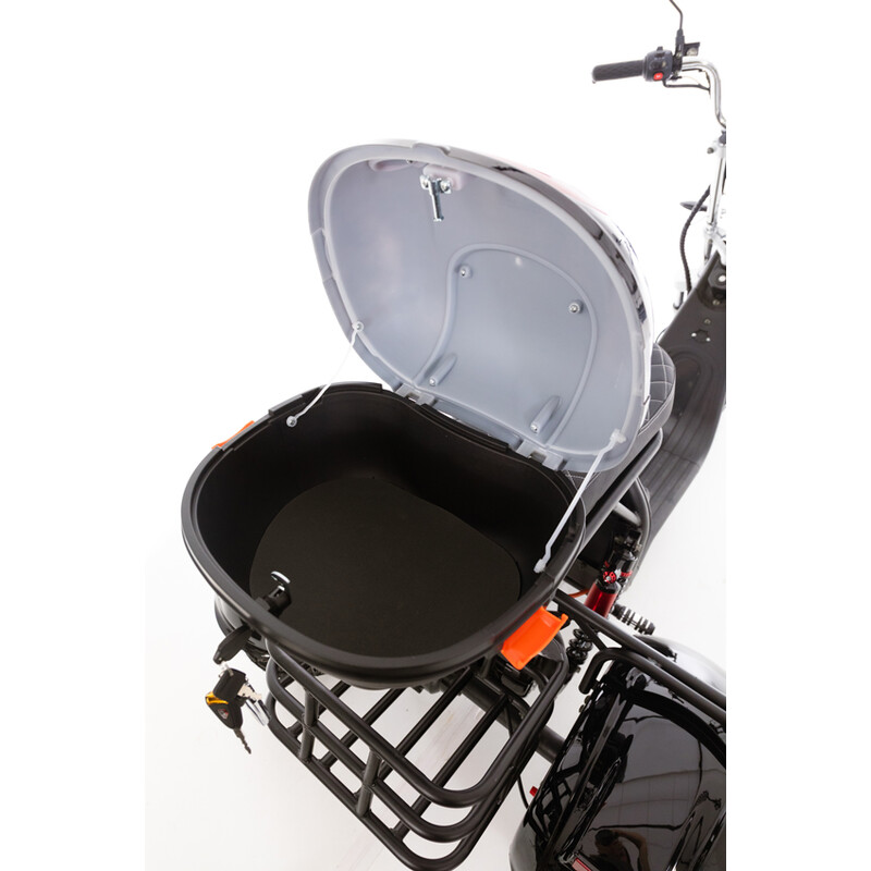 Elektrický CHOPPER UNIZDRAV PRO tříkolový– výkonný 2000 W motor