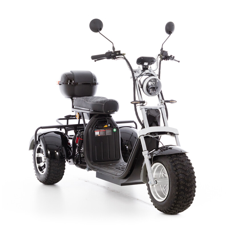 Elektrický CHOPPER UNIZDRAV PRO tříkolový– výkonný 2000 W motor